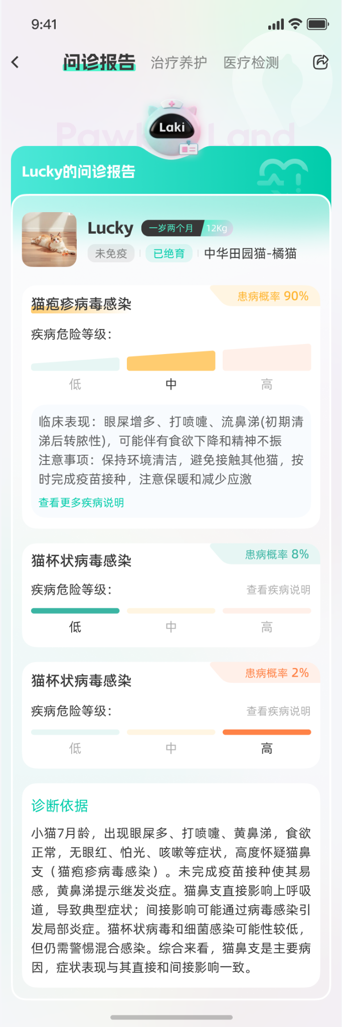 AI 问诊报告
