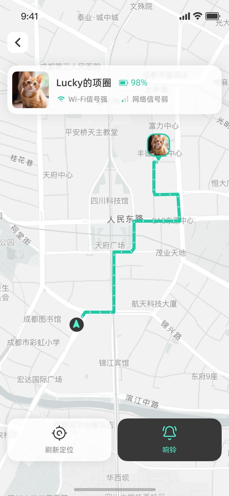 寻宠定位与路线